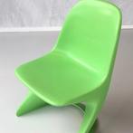 Casalino eettafelstoelen 3x vintage Casala groen prijs p/st, Kunststof, Casala, Overige kleuren, Drie