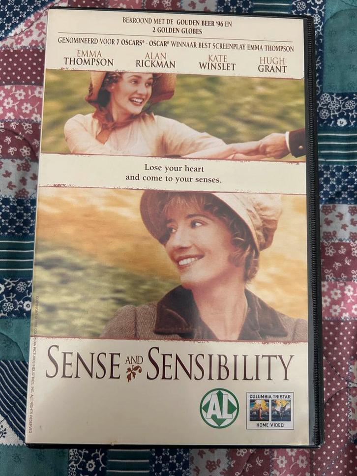 #0894 Sense and Sensibility VHS - Emma Thompson Kate Winslet, Cd's en Dvd's, VHS | Film, Gebruikt, Drama, Alle leeftijden, Ophalen of Verzenden