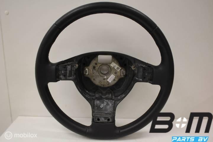 Zwart leder stuur diverse VW 3C0419091AB, Auto-onderdelen, Interieur en Bekleding, Gebruikt