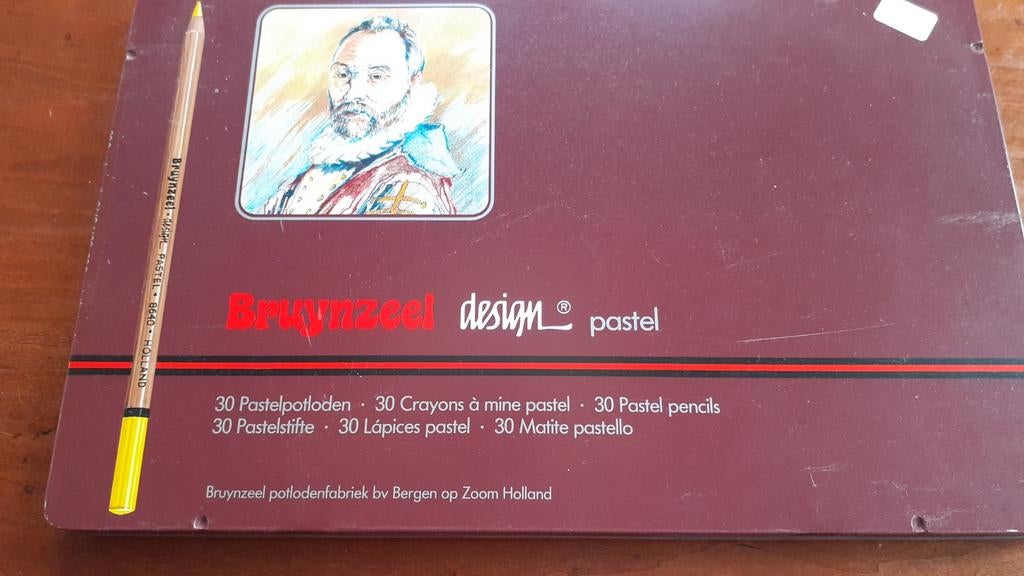 Bruynzeel design pastel potloden, 30 stuks, Ophalen of Verzenden, Gebruikt, Potlood of Stift