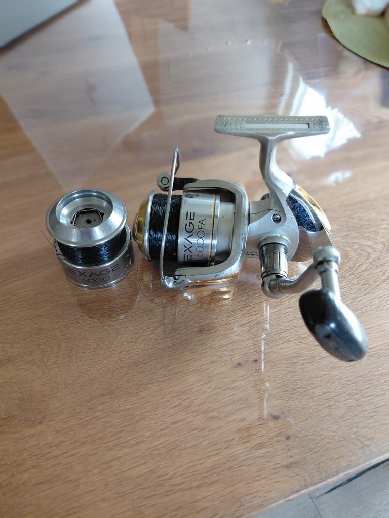 Shimano exage 6000 fa, Watersport en Boten, Hengelsport | Witvissen, Ophalen of Verzenden, Gebruikt, Molen