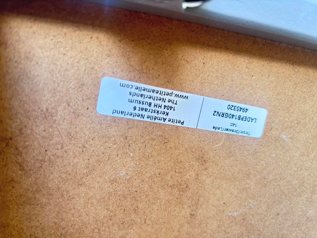 Petite Amelie kinderbed 140x70 met matras en molton, Ophalen, Gebruikt, 70 tot 85 cm, 140 tot 160 cm