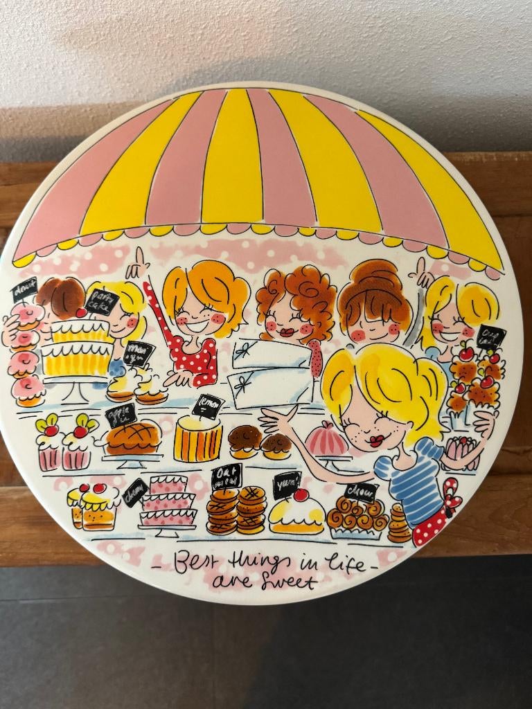 Blond amsterdam taartschaal, taartplateau, Blond Amsterdam, Nieuw, Ophalen of Verzenden, Bord(en)