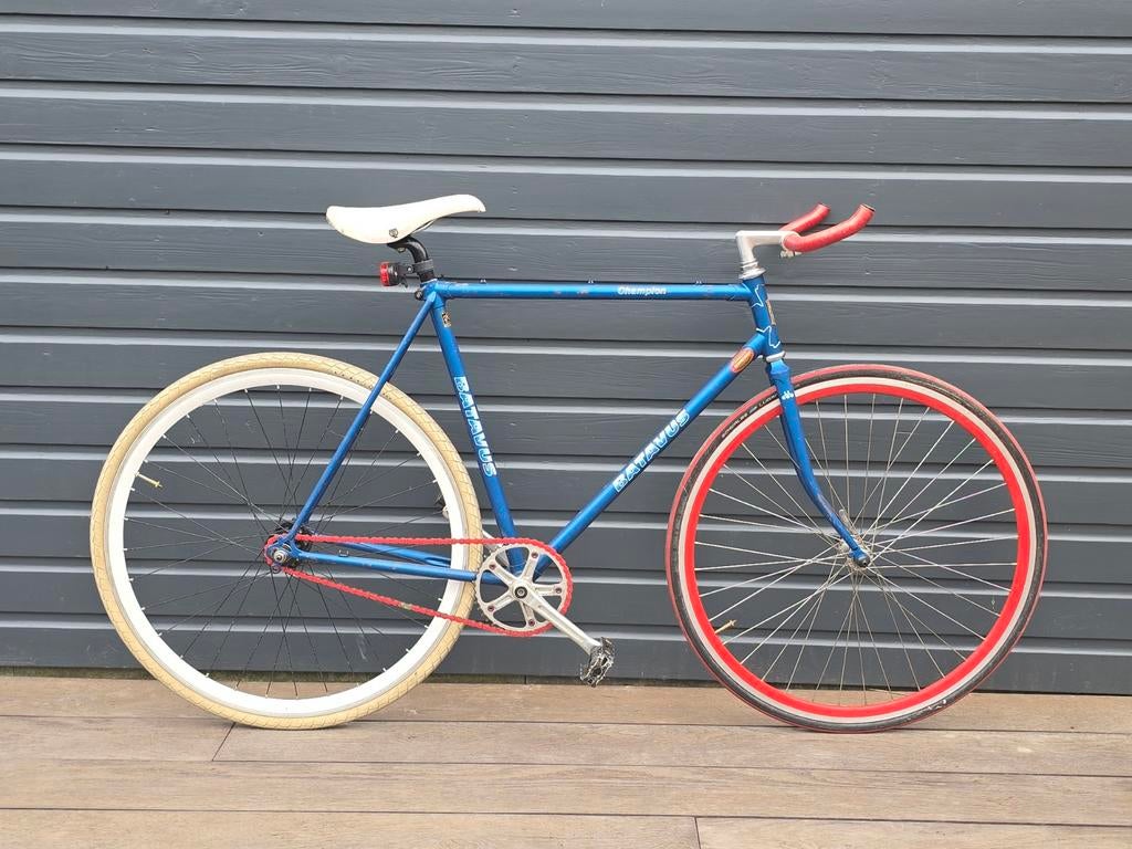 Iconische vintage Batavus fixie - pure kracht en stijl, Minder dan 10 versnellingen, Gebruikt, Staal, Batavus
