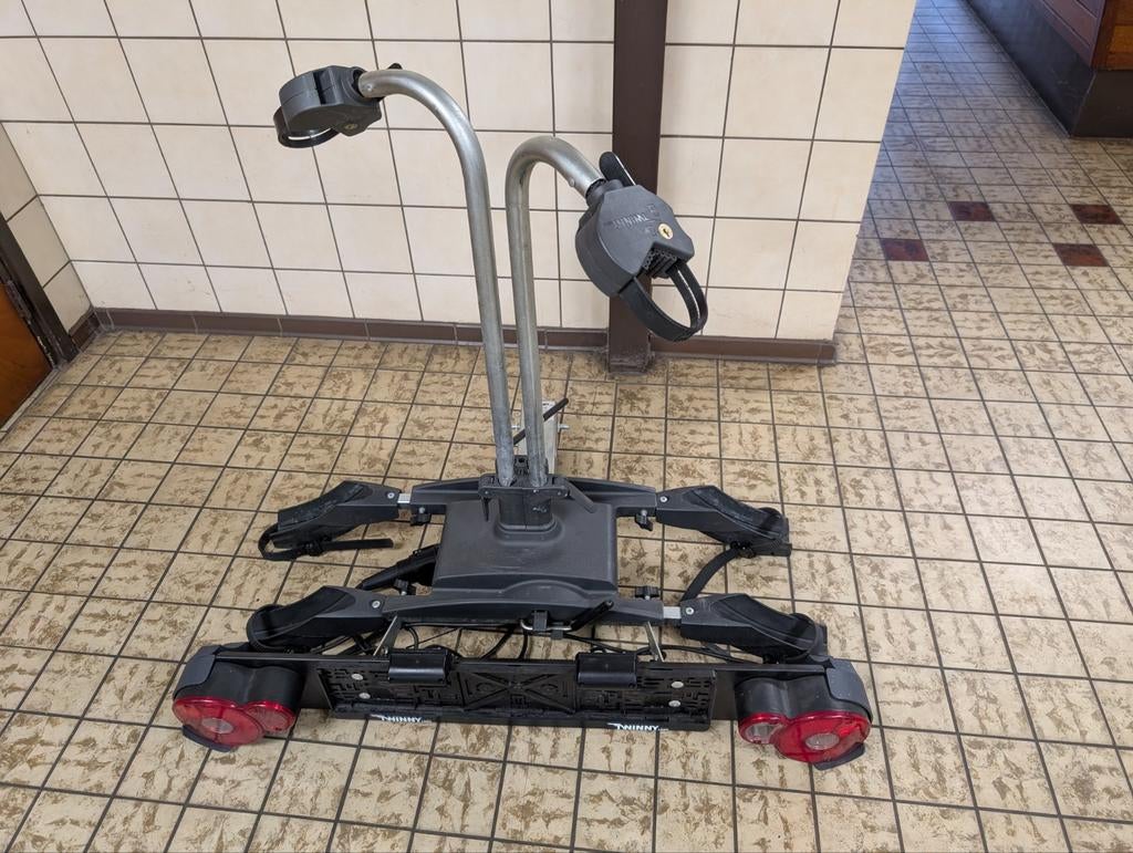 Twinny Load E-carrier fietsendrager, Ophalen, Gebruikt, 2 fietsen, Trekhaakdrager
