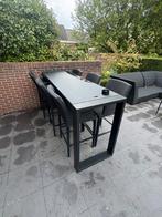 BOREK “Meridian high dinning” tafel + 6x hoge stoel, Ophalen, Zo goed als nieuw, Stoel