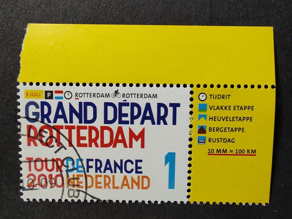 2721 tour de France 2010, Postzegels en Munten, Postzegels | Nederland, Ophalen of Verzenden