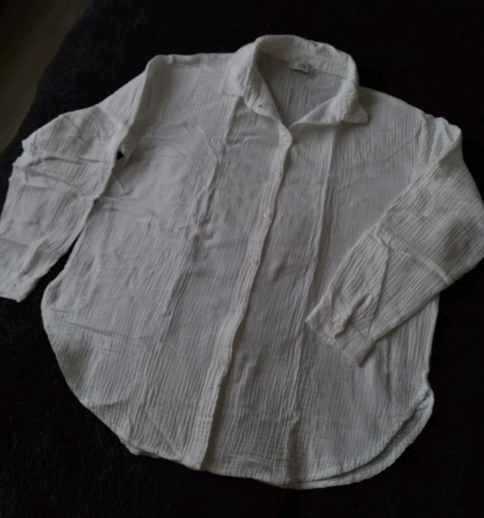 JDY mousseline blouse (M), Kleding | Dames, Blouses en Tunieken, Maat 38/40 (M), Wit, Ophalen of Verzenden, Gedragen
