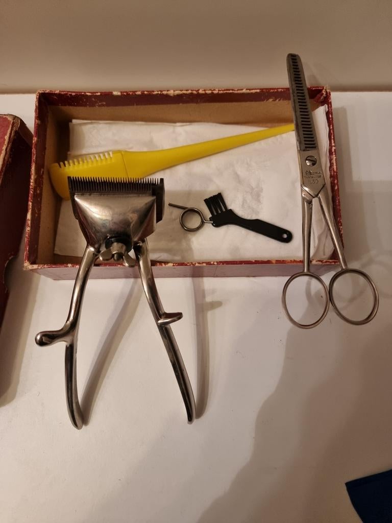 Vintage Kappersset Friedr. Herder Abr. Sohn Solingen, Ophalen of Verzenden