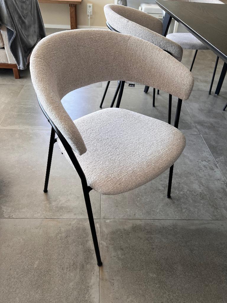 DYYK stoelen, Ophalen, Gebruikt, Stof, Grijs