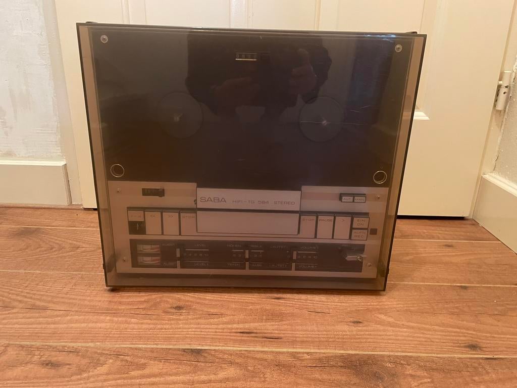 SABA hifi T9-564, Audio, Tv en Foto, Ophalen, Bandrecorder, Met stofkap