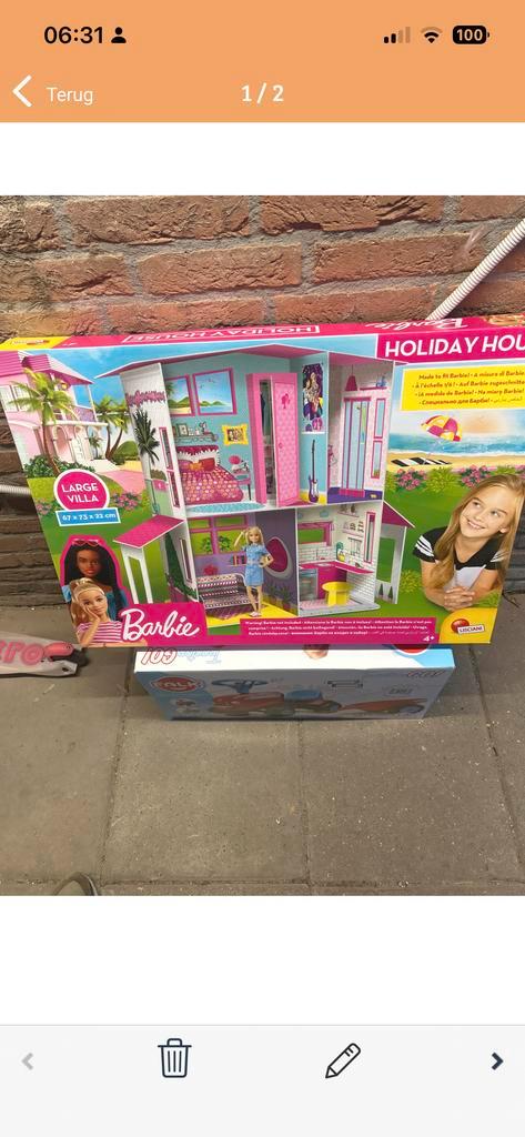 Grote partij speelgoed: Barbie Holiday House & Fisher-Price, Kinderen en Baby's, Speelgoed | Overig, Nieuw, Jongen of Meisje, Ophalen