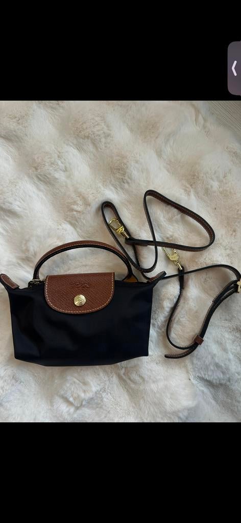 Longchamp Le Pliage schoudertasje zwart, Ophalen of Verzenden, Nieuw, Zwart, Schoudertasje