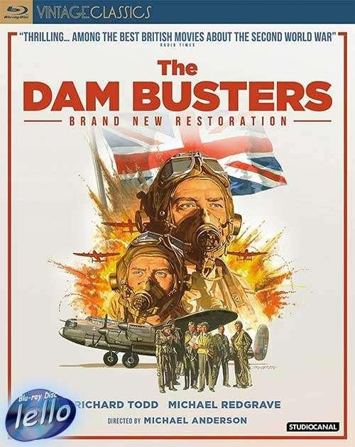Blu-ray: The Dam Busters (1955 Michael Redgrave) UK niet NLO, Ophalen of Verzenden, Nieuw in verpakking, Klassiekers
