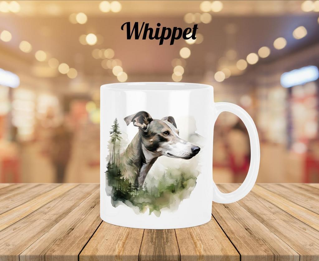 Whippet profiel mok, Verzenden, Nieuw, Overige stijlen, Kop(pen) en/of Schotel(s)