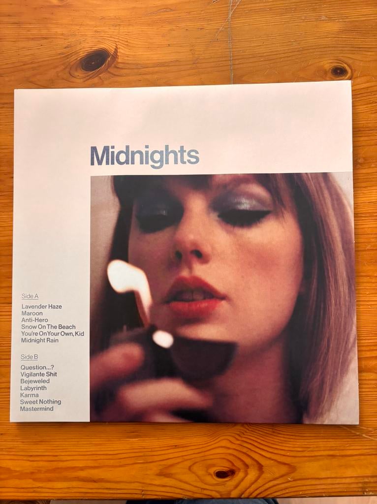 Midnight Vinyl Taylor swift, Ophalen of Verzenden, Zo goed als nieuw