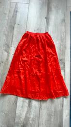 Zara Rode oranje Maxi Rok Maat XS, Ophalen of Verzenden, Zo goed als nieuw, Maat 34 (XS) of kleiner, Rood