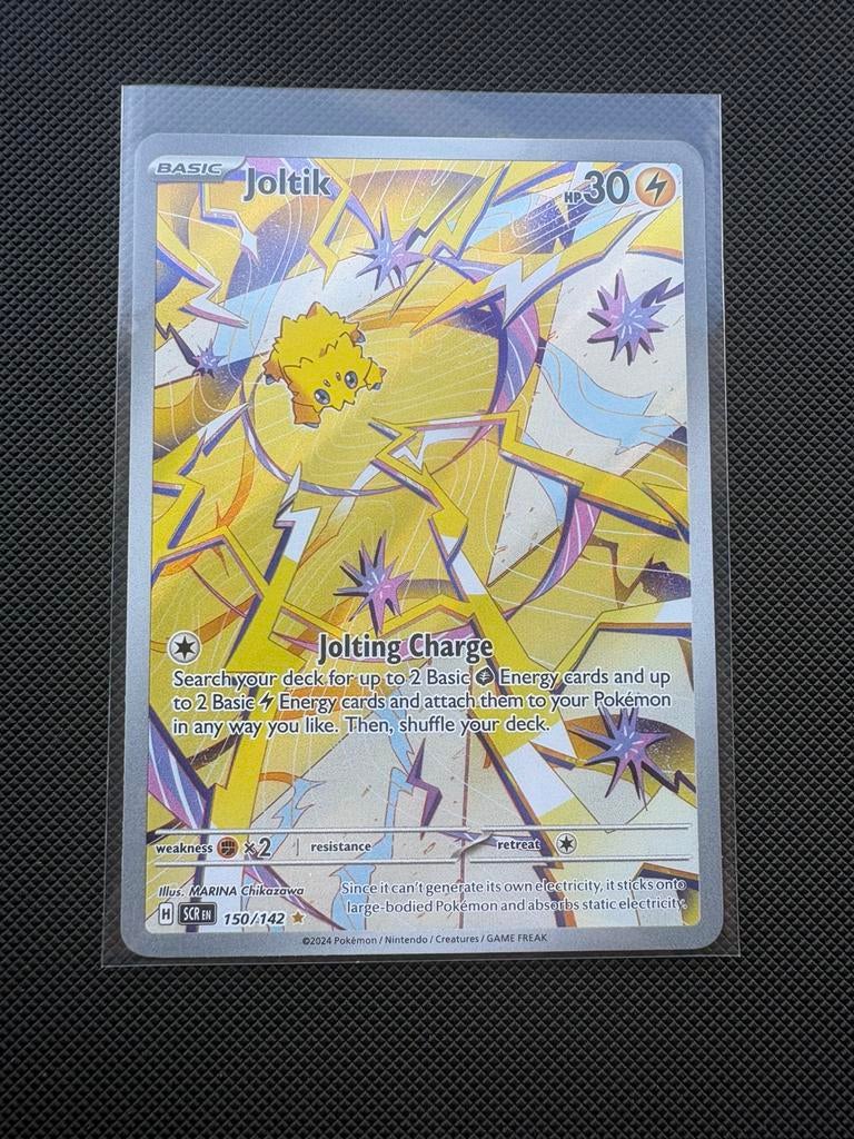 Joltik Illustration Rare 150/142 Stellar Crown SCR, Ophalen of Verzenden, Nieuw, Losse kaart