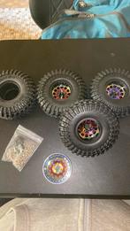 RC BEADLOCK WHEEL/TIRES M/T 1.9, Elektro, Nieuw, Ophalen of Verzenden, Schaal 1:10