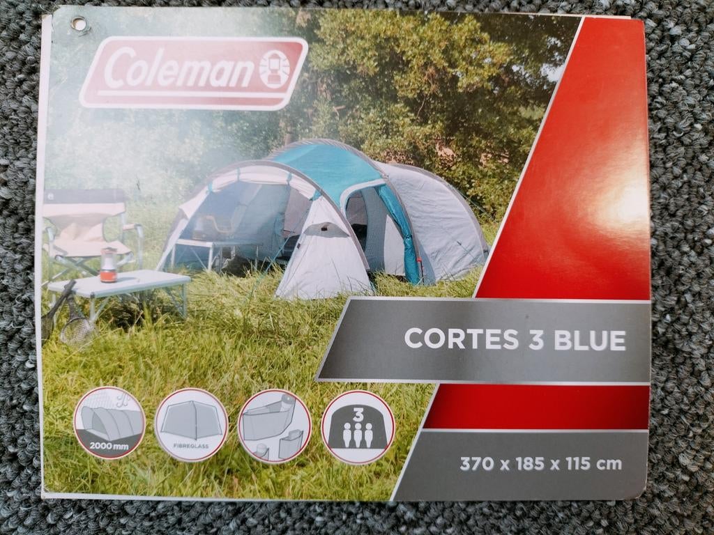Z.g.a.n Coleman Cortes 3 tunneltent, Caravans en Kamperen, Tenten, Ophalen