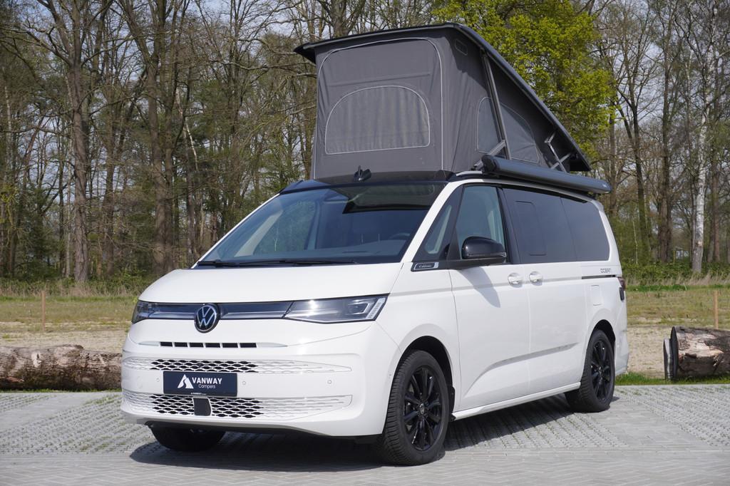 Volkswagen California Ocean T7 245PK Automaat PHEV 4x4 Apple, Caravans en Kamperen, Automaat, Buscamper of Camperbus, Volkswagen
