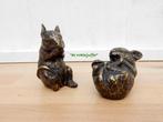 112* Bronzen set hamsters (Boven €75 geen verzendkosten), Ophalen of Verzenden, Nieuw, Overige materialen, Dierenbeeld