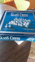 Glazen schaakspel, Ophalen of Verzenden, Zo goed als nieuw