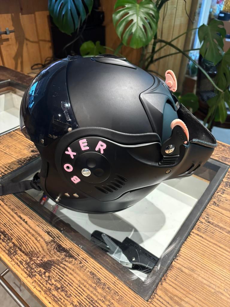 Roof Boxer V8 Roze, Fietsen en Brommers, Brommerhelmen, Ophalen of Verzenden, Zo goed als nieuw