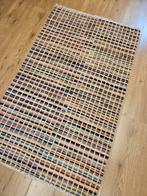 Handgeknoopt oosters tapijt modern design 130x79, Info@SlatsAntiek.nl, Crème, 100 tot 150 cm, Perzisch