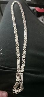 Zilveren Koningsketting - Bieden, Sieraden, Tassen en Uiterlijk, Kettingen, Ophalen of Verzenden, Gebruikt, Zilver, Zilver