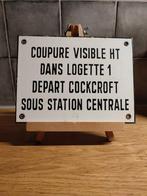 Emaille bord station centrale Liège, Ophalen of Verzenden