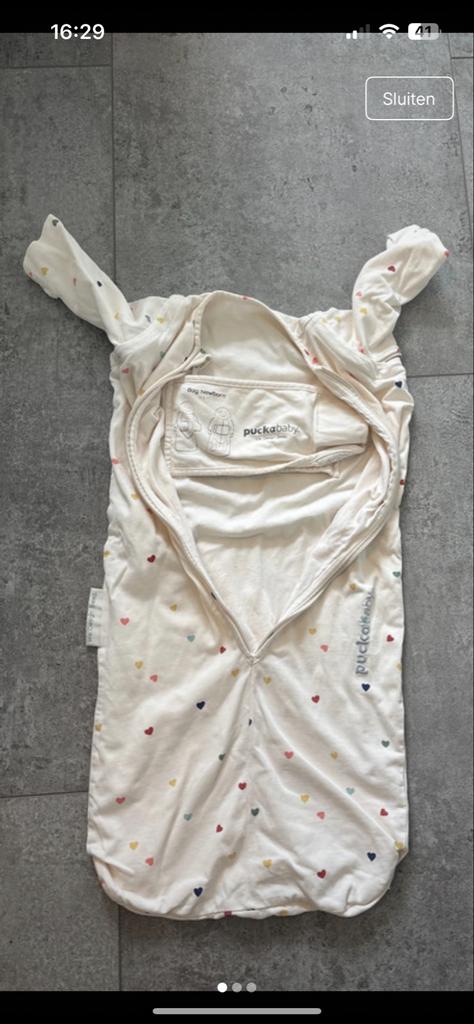 Puckababy Newborn slaapzak 0-6 maanden, Kinderen en Baby's, Dekens, Slaapzakjes en Inbakerproducten, Ophalen, Gebruikt, Minder dan 70 cm