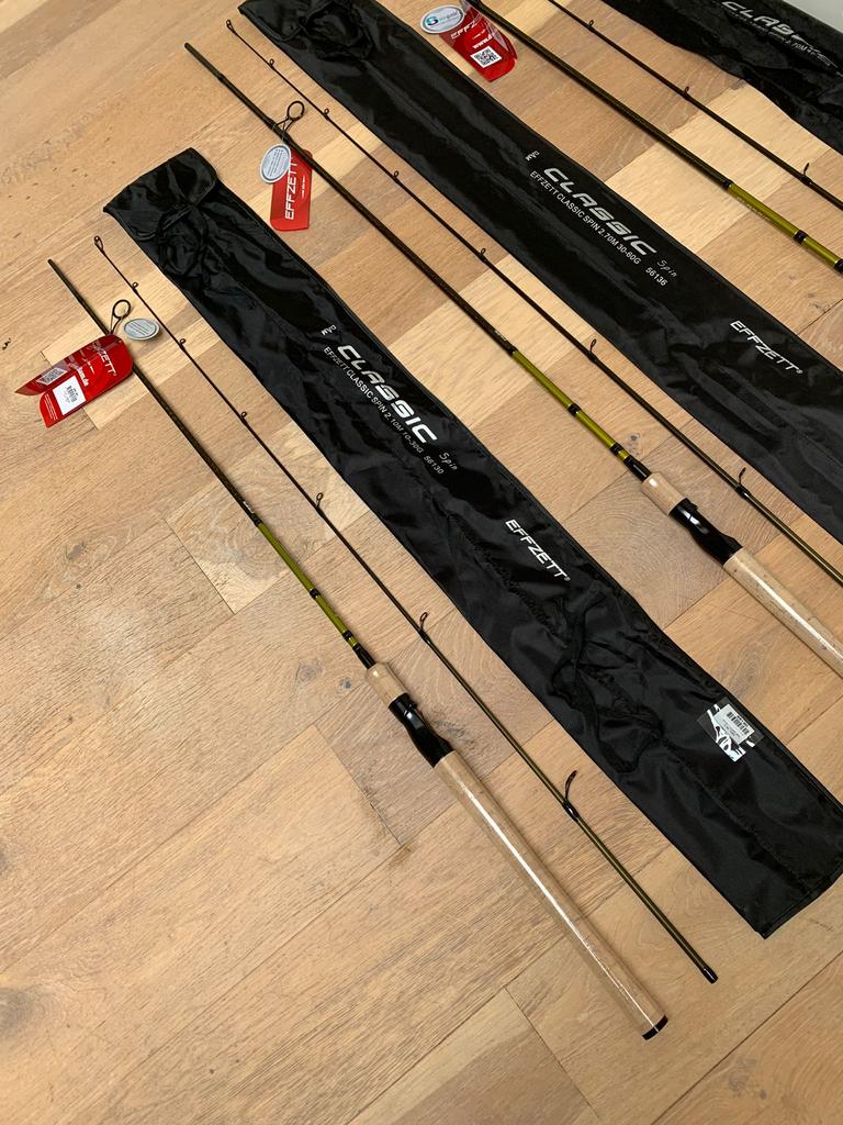 Nieuwe Dam Classic spinhengels, 2.40m & 2.70m, Dam, Werphengel, Nieuw, Ophalen of Verzenden