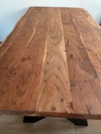 Mooie massieve Mango Houten Eettafel - 2 Meter, Huis en Inrichting, Tafels | Eettafels, Ophalen, Robust en mooi en stijlvol, 200 cm of meer