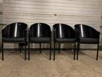 4 Philippe Starck stoelen, Driade. Opknappers. Imitatie., Ophalen, Gebruikt, Hout, Zwart