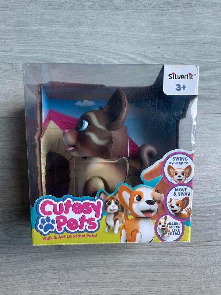 Silverlit Cutesy pets robot poes interactief nieuw in doos, Kinderen en Baby's, Speelgoed | Poppen, Nieuw, Ophalen of Verzenden