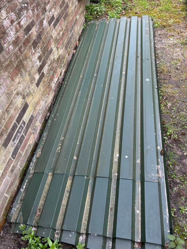 Gebruikte Damwandplaten - Groen, Ophalen of Verzenden, Gebruikt, Overige materialen
