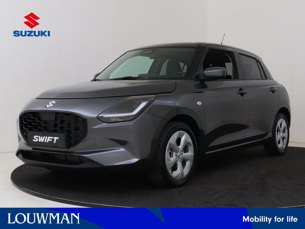 Suzuki Swift 1.2 Select Smart Hybrid *NIEUW* | Direct leverb, Voorwielaandrijving, 12 maanden, Stof, Zwart