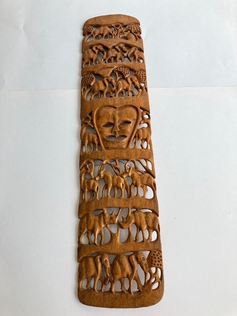 Afrikaans houtsnijwerk, Antiek en Kunst, Ophalen of Verzenden