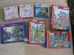 7-tal legpuzzels, compleet, Ophalen, 500 t/m 1500 stukjes, Zo goed als nieuw, Legpuzzel