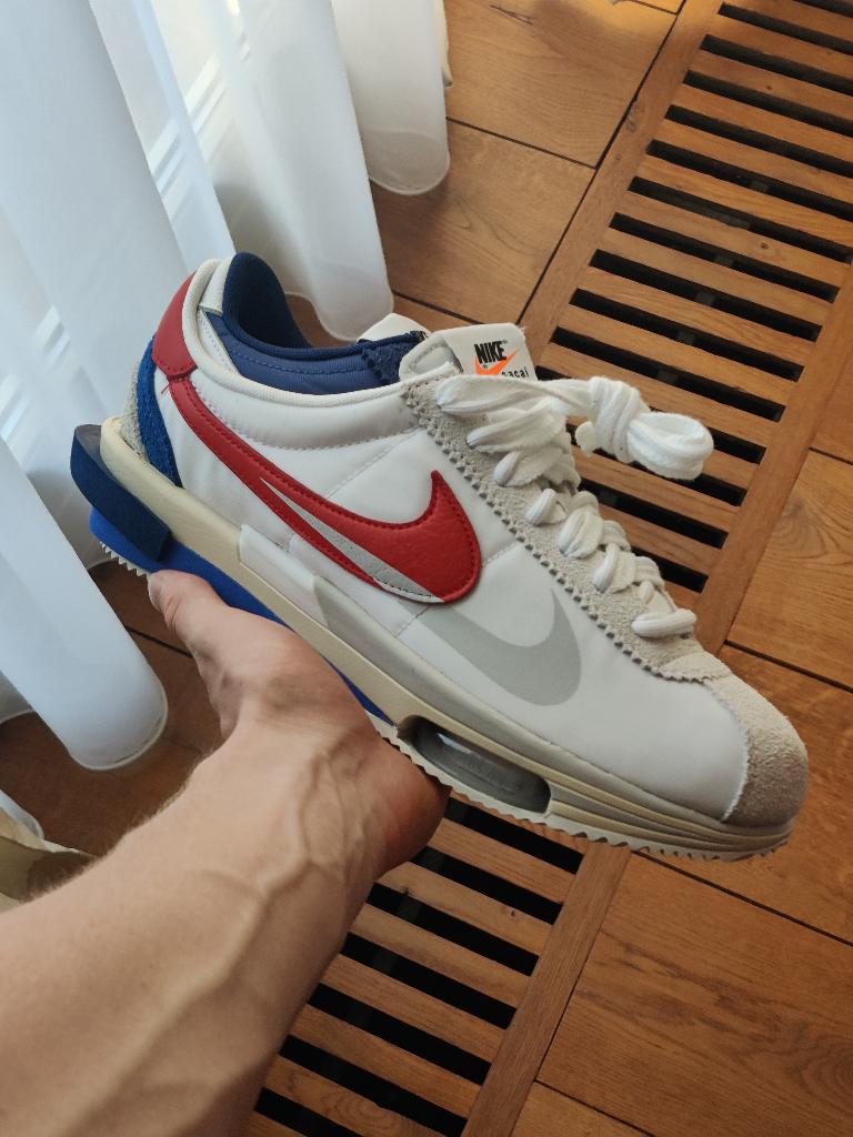 Nike Air Zoom  Sacai Cortez 43, Nike, Nieuw, Ophalen of Verzenden, Wit
