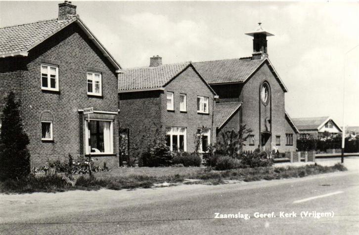 Zaamslag, Geref. Kerk [Vrijgem] - ongelopen, Verzamelen, Ansichtkaarten | Nederland, Ongelopen, Noord-Brabant, Voor 1920, Ophalen of Verzenden