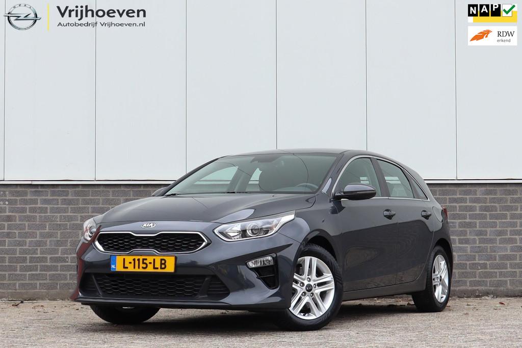 Kia Ceed 1.0 T-GDi DynamicLine 1e eig NL Auto, Voorwielaandrijving, Gebruikt, Leder en Stof, Origineel Nederlands