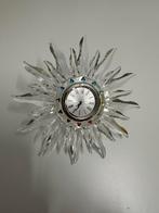 Swarovski Kristallen solaris met Kleuraccenten, Ophalen of Verzenden, Zo goed als nieuw, Analoog, Wekker of Tafelklok