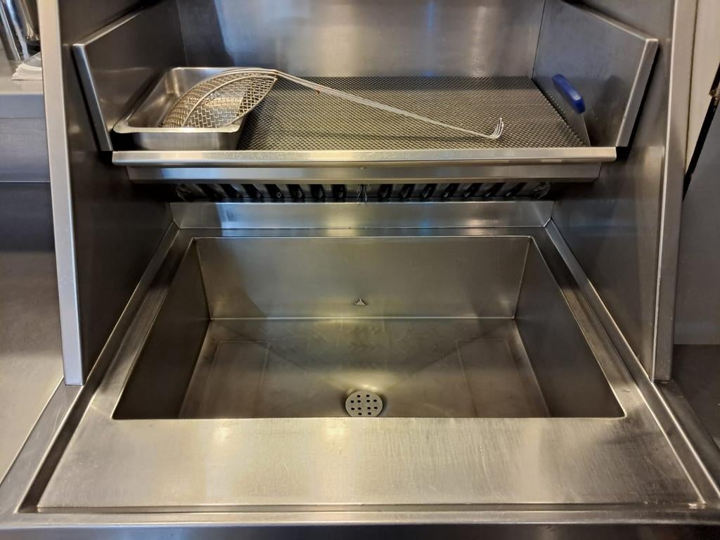 Professionele RVS Frituuroven. Gasgestookte HR, Ophalen