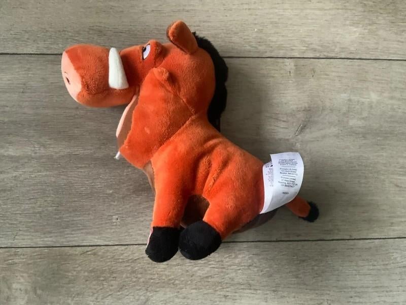 Disney Timon & Pumba - The Lion King - Pluche Knuffel, Ophalen of Verzenden, Leeuwenkoning of Jungle Boek, Zo goed als nieuw, Knuffel