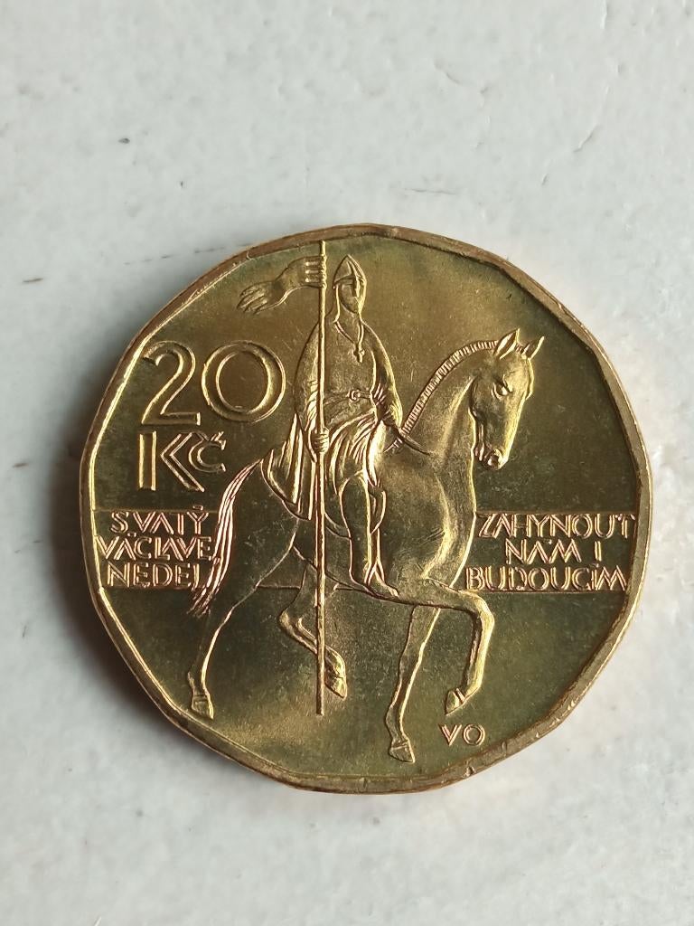 Tsjechië 20 kronen 2002., Ophalen of Verzenden, Overige landen, Losse munt