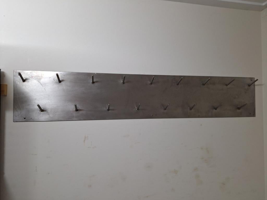 Roestvrijstaal rek om bv hoofdstellen op te hangen, Dieren en Toebehoren, Paarden en Pony's | Overige Paardenspullen, Ophalen