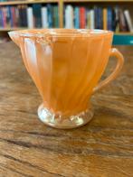 Anchor Hocking “Fire-King” melkkan. Peach, Ophalen of Verzenden, Zo goed als nieuw