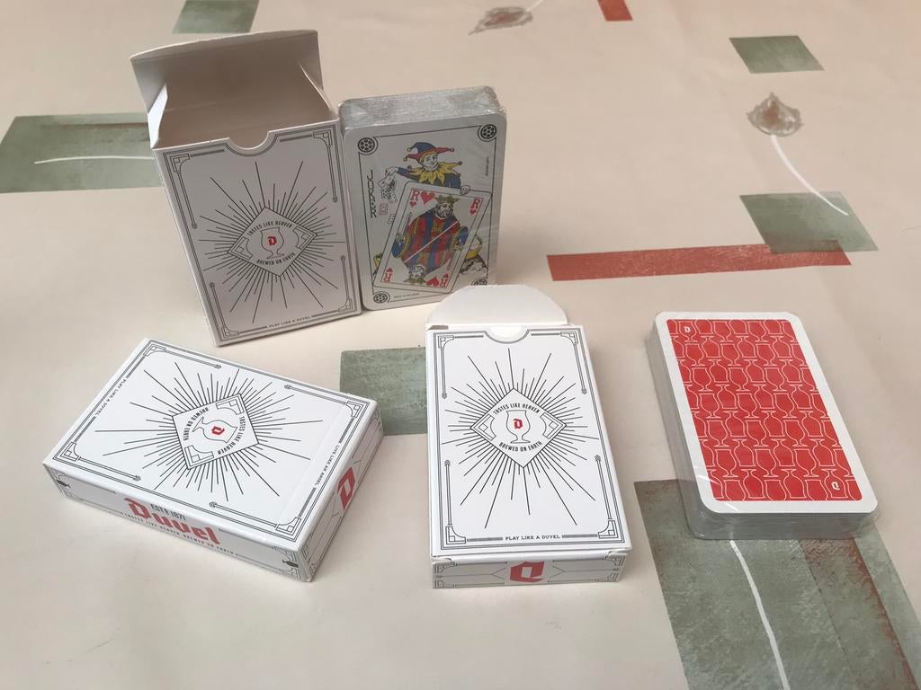 Duvel speelkaarten, 3 voor 15€, Verzamelen, Ophalen of Verzenden, Nieuw, Overige typen